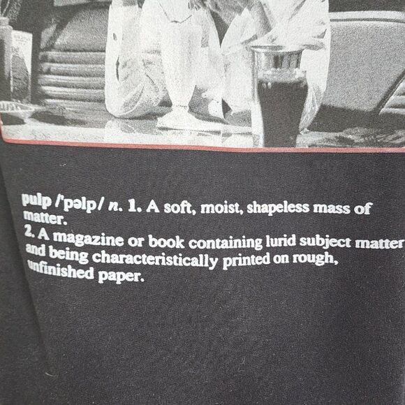 Pulp Fiction Hoodie Uma Thurman Mia Wallace Quentin Tarantino, Men's Small - Picture 5 of 10